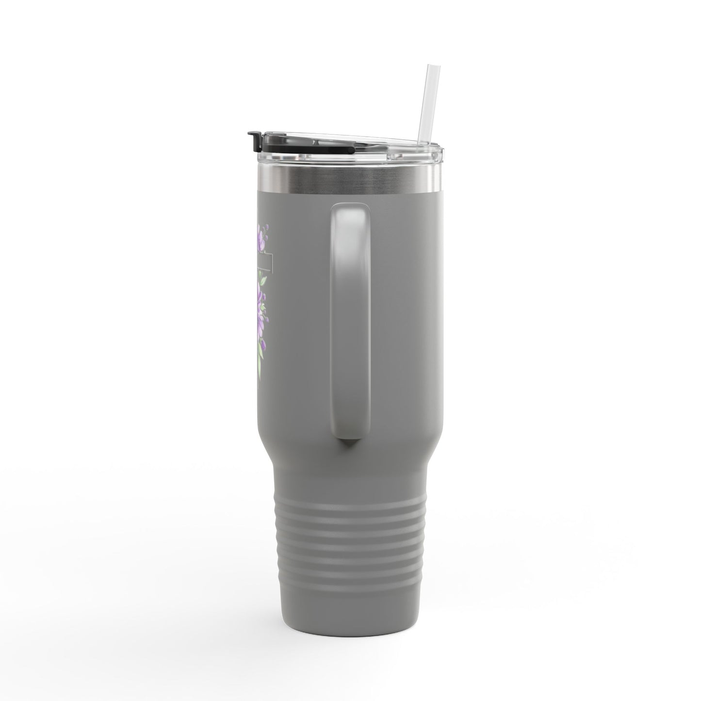 Floral Cross Insulated Mug 40oz
