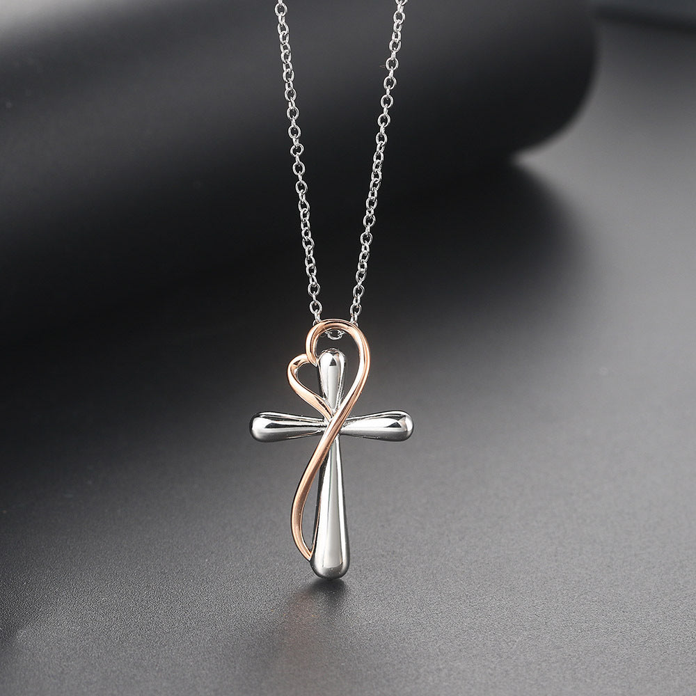 Bound by Love & Faith Cross Necklace