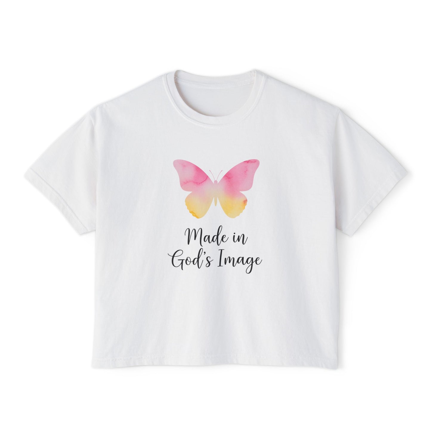 Made In God's Image Boxy Tee