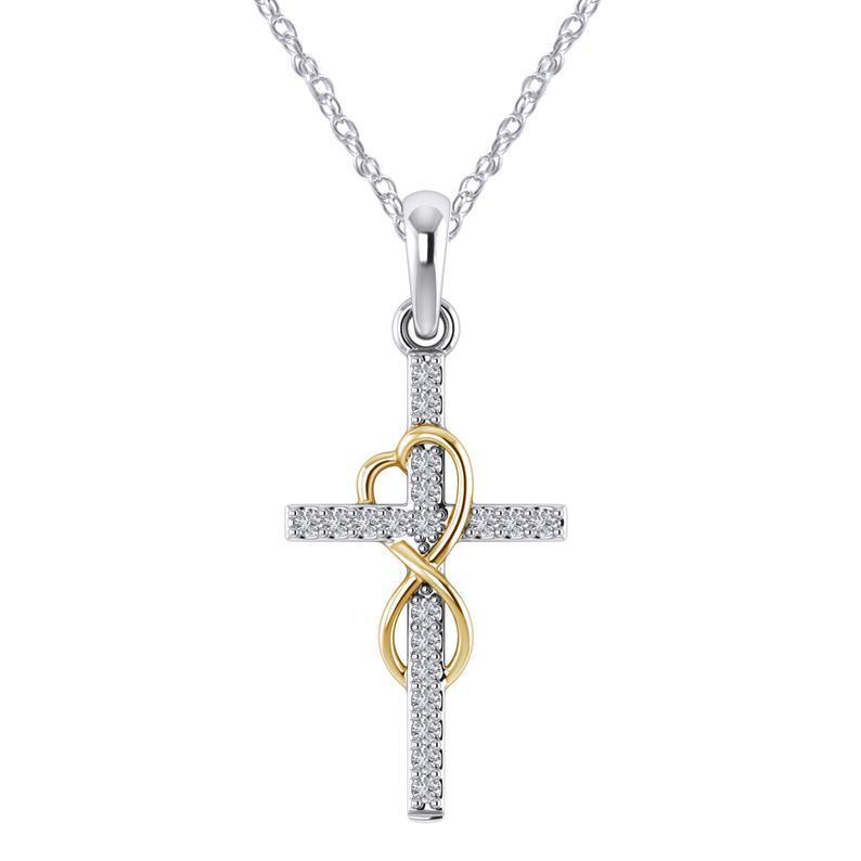 Eternal Love & Faith Cross Necklace