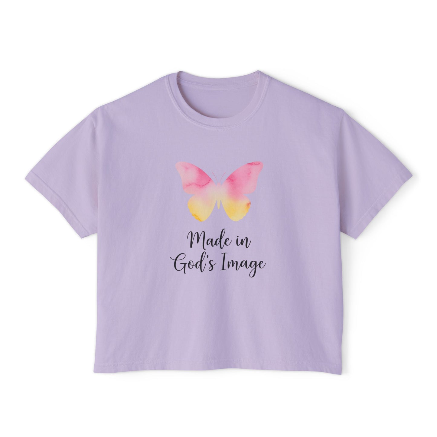 Made In God's Image Boxy Tee