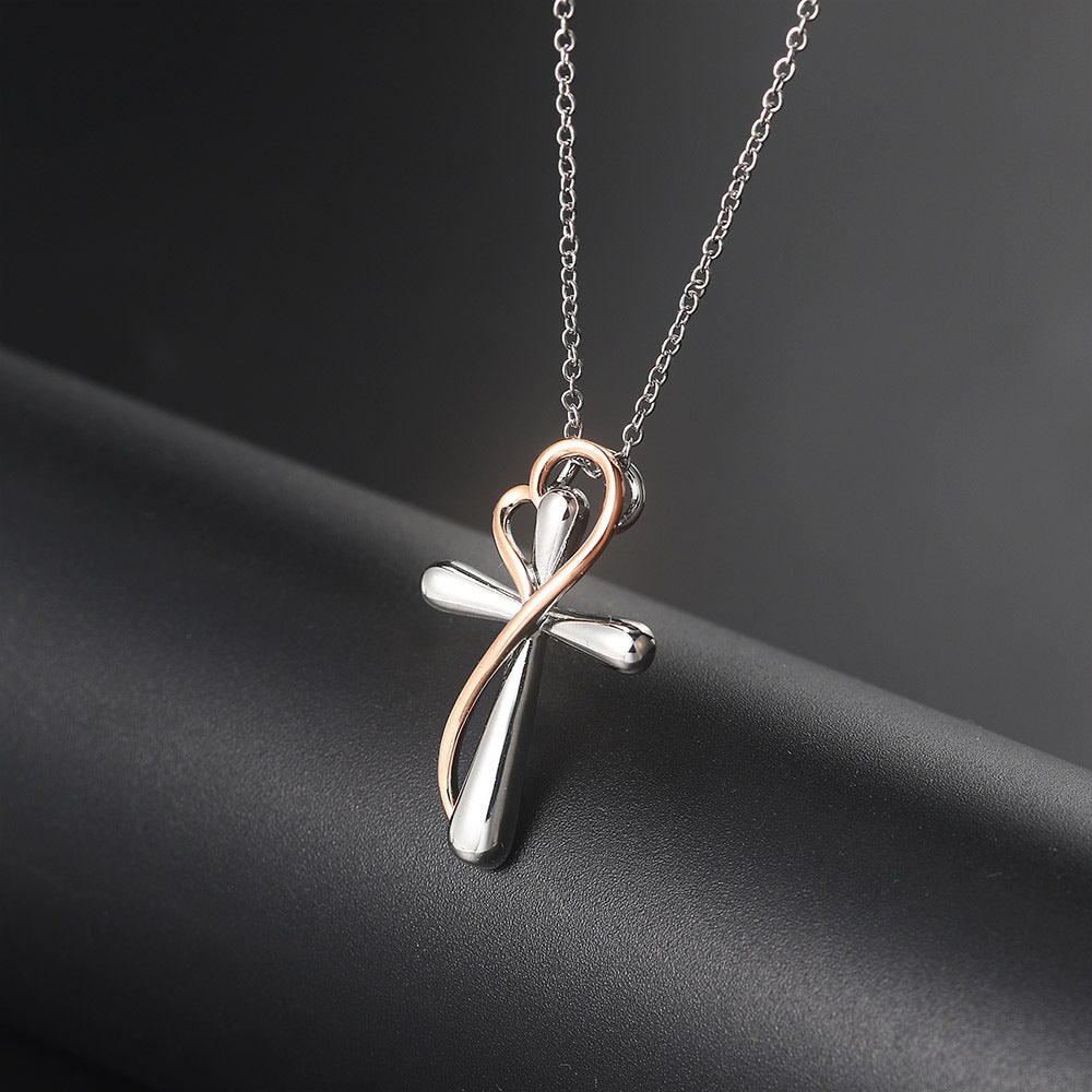 Bound by Love & Faith Cross Necklace
