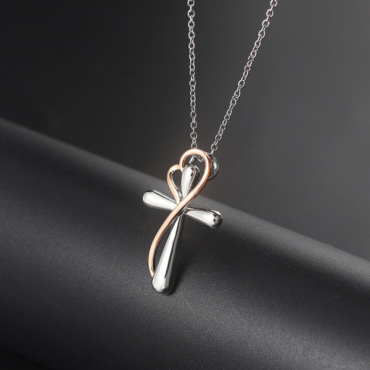 Bound by Love & Faith Cross Necklace