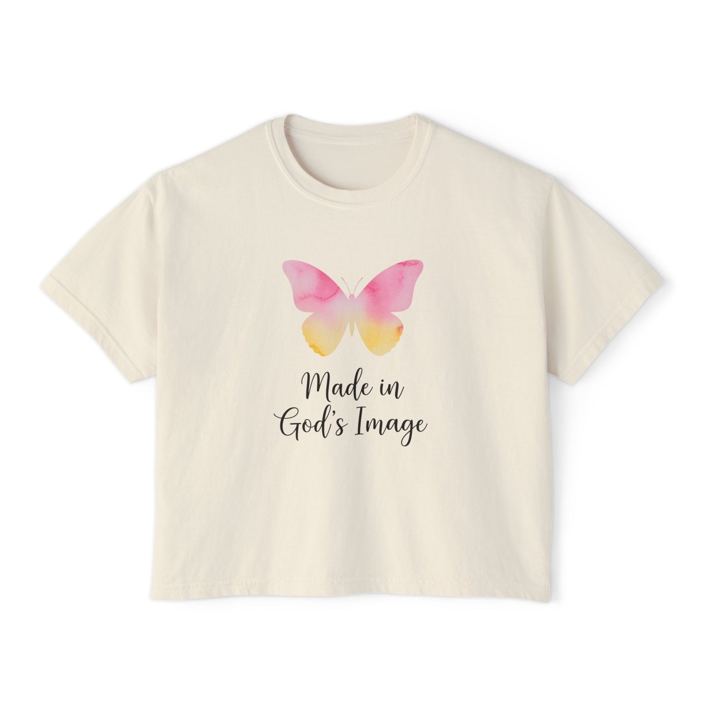 Made In God's Image Boxy Tee