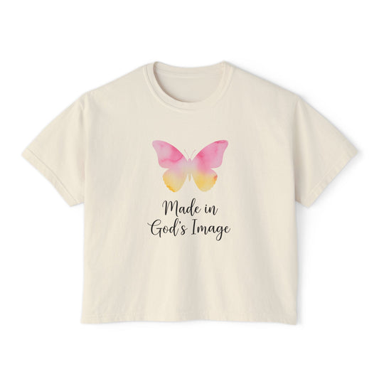 Made In God's Image Boxy Tee