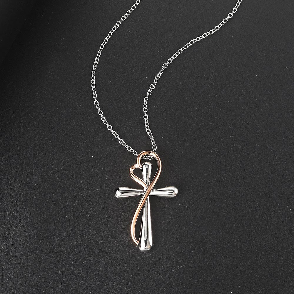 Bound by Love & Faith Cross Necklace