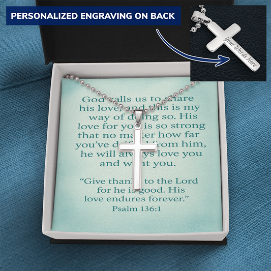 The Enduring Faith Cross Necklace